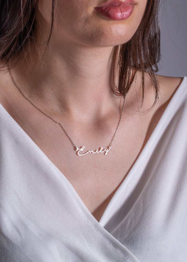 Handwriting Name Necklace