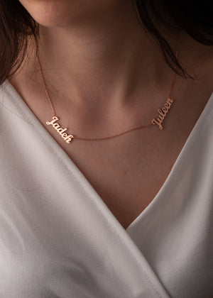 Double Name Necklace