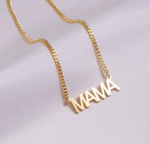 Block Name Necklace