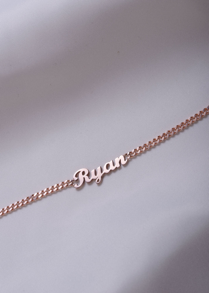 Curb Chain Name Bracelet