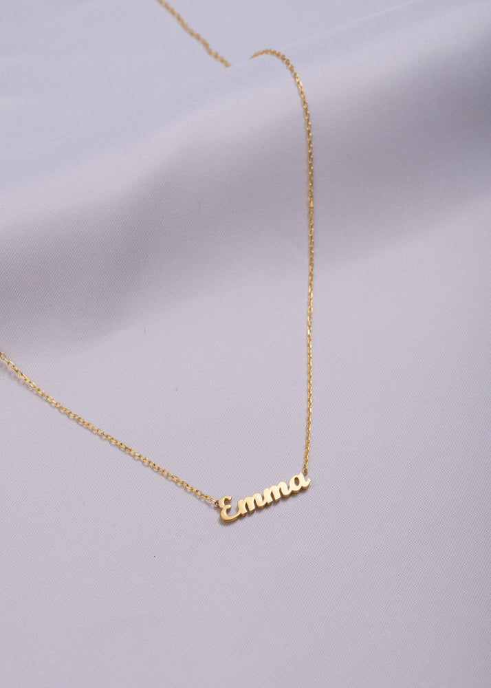  TinyName Custom Name Necklace Personalized 18K Gold