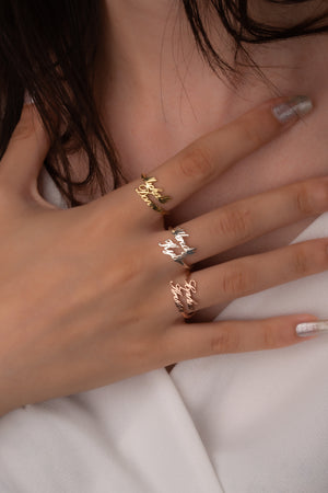 Double Name Ring