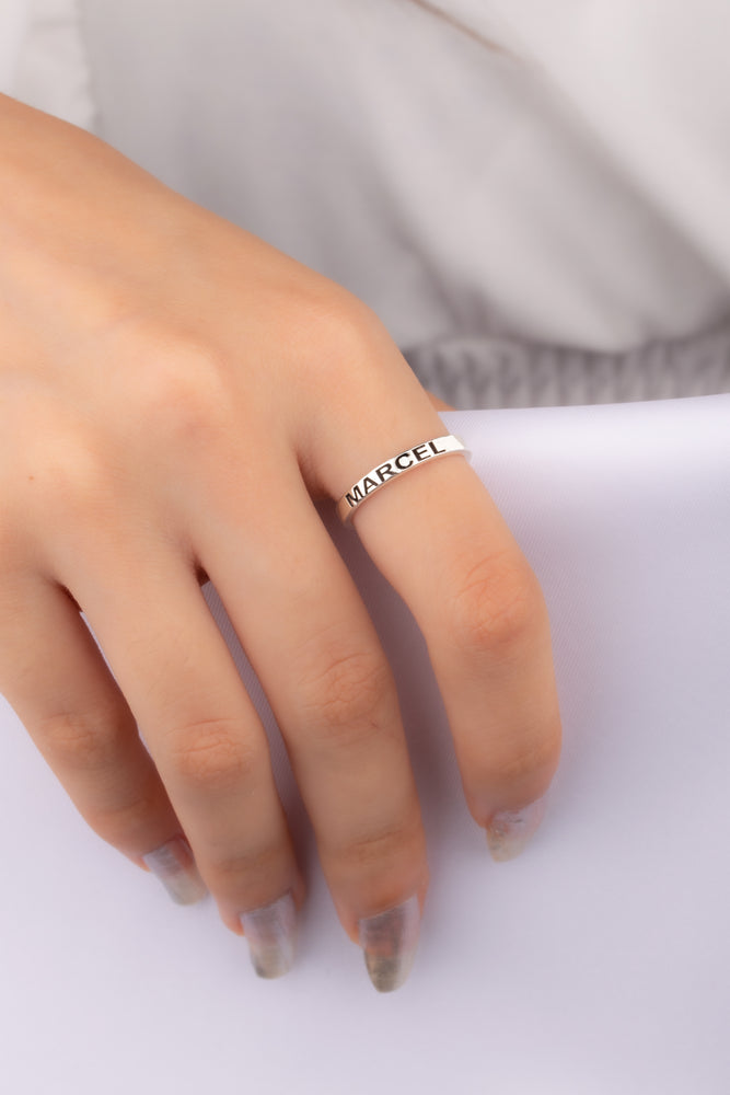 Name Engraving Ring