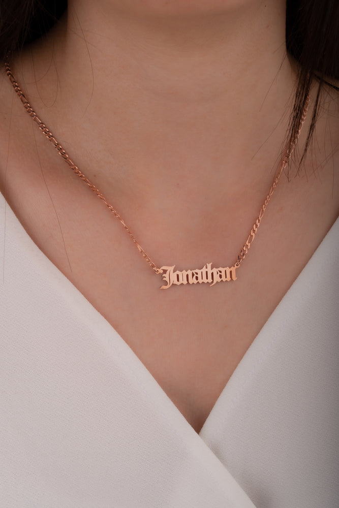 Jonathan on sale name necklace